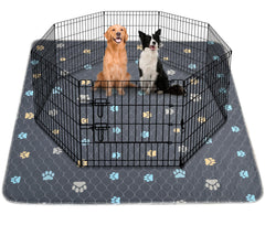 Aitmexcn Tapis-pipi lavable 48x48, absorption efficace et protection du sol.
