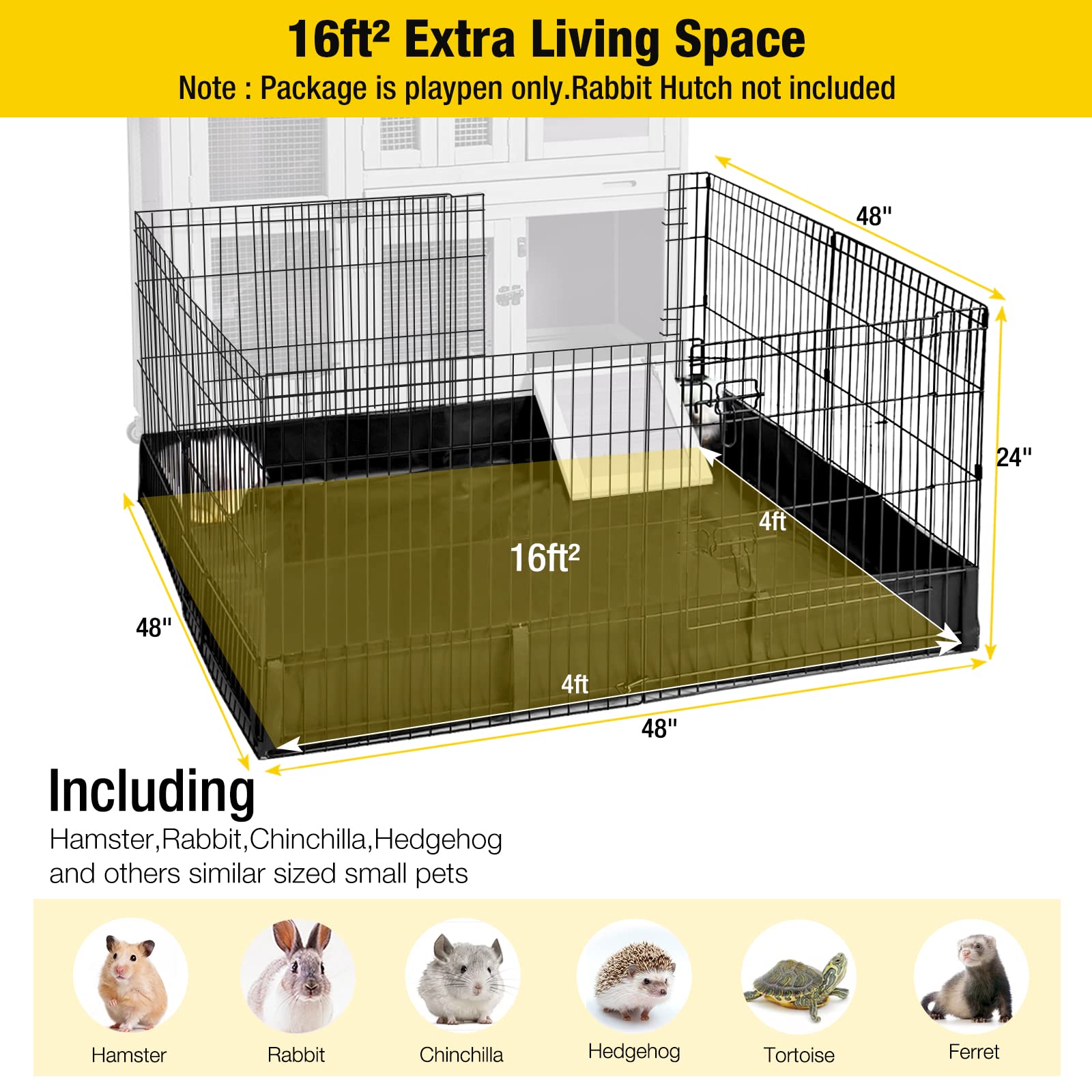 Extension pratique Aivituvin pour cage existante ou usage autonome.