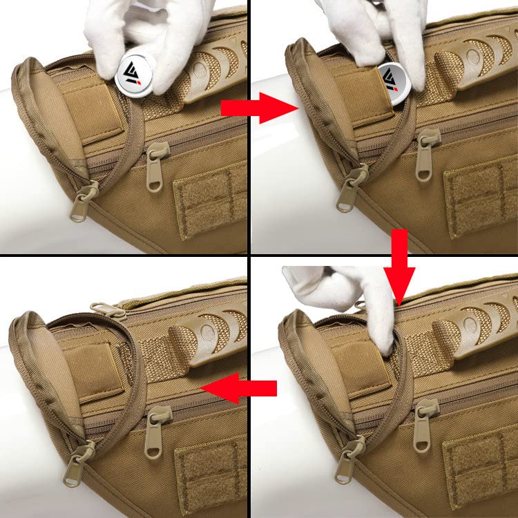 Harnais AIWAI avec fermetures zippées latérales et rangement pratique.