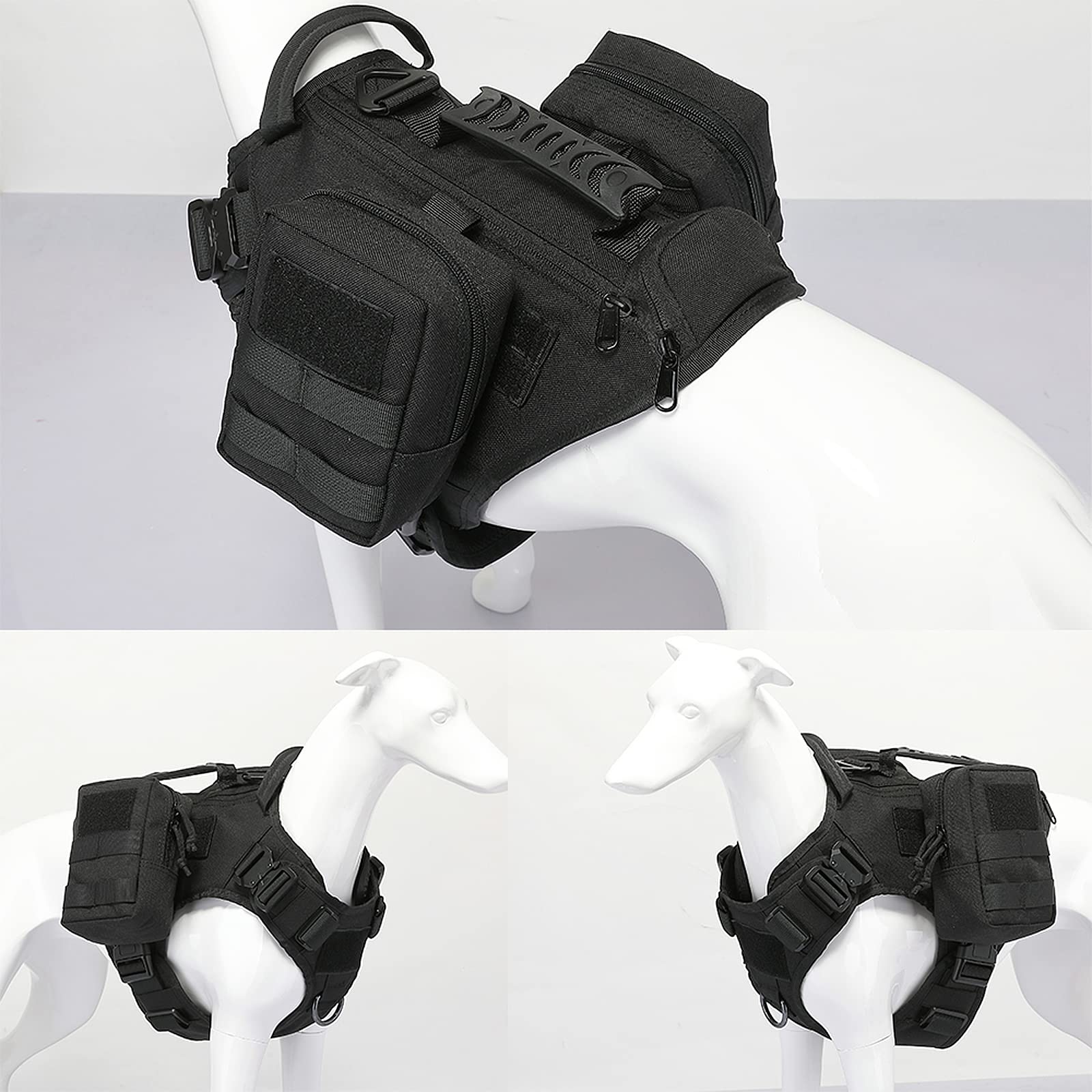 Matière 1000D et doublure mesh AIWAI pour confort et respirabilité.