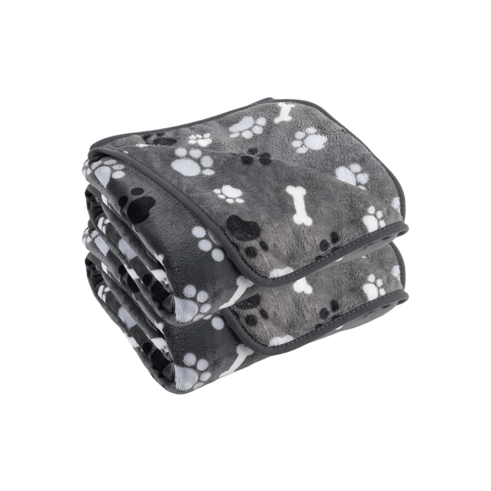 AIWEK couverture chien motif patte os – protège canapé et ajoute une touche ludique.
