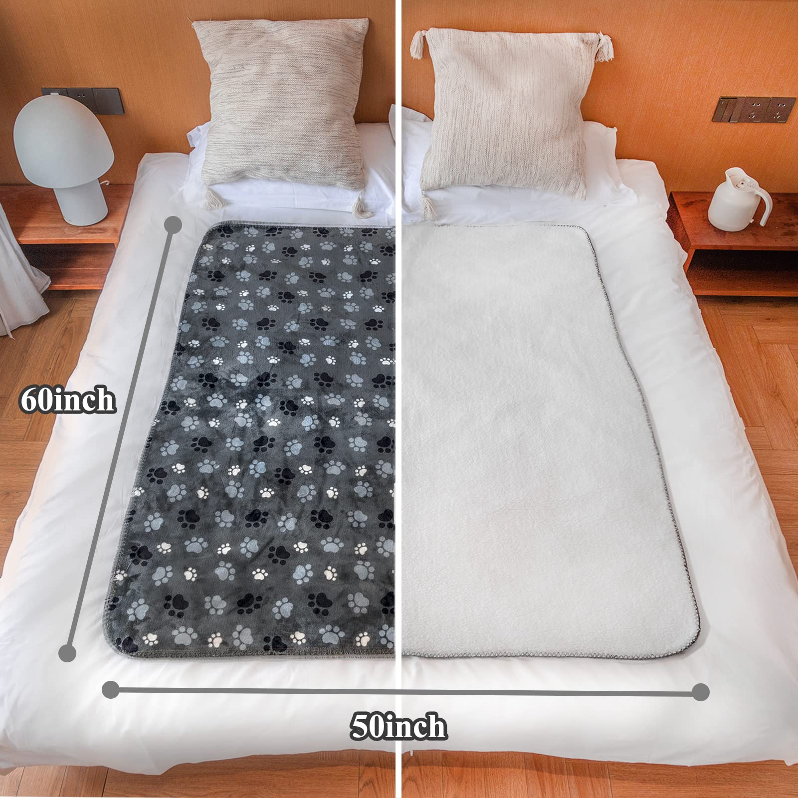 AIWEK tapis chien lavage facile, entretien rapide en machine à froid.
