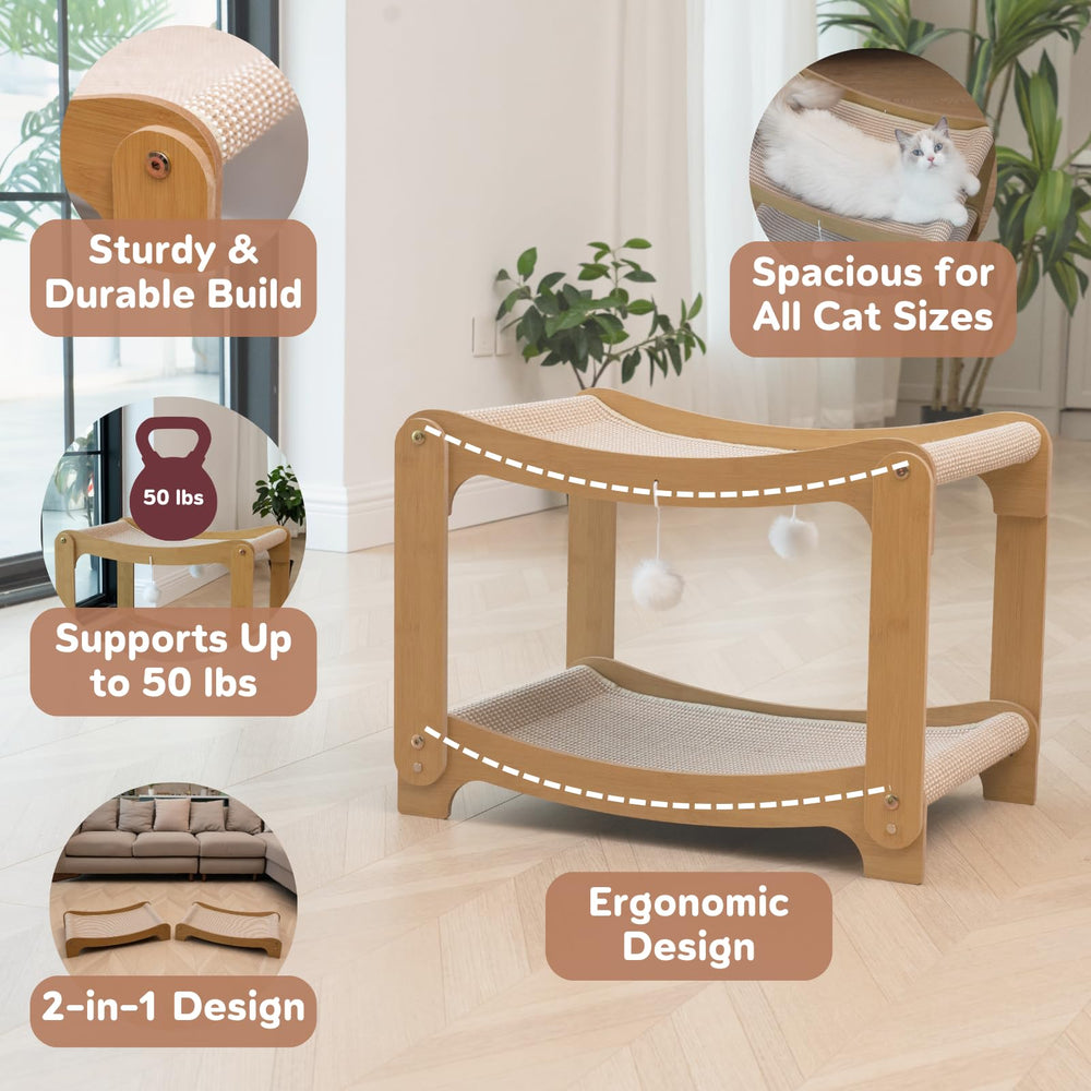 AIXINPET Design 3-en-1 : stimulation et confort réunis.