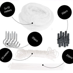 AIYGO reseau-securite-balcon-chat offre une barrière anti-chute fiable pour les animaux.