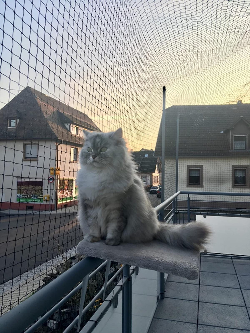 AIYGO usage exterieur chat balcon idéal pour patio et balcon, sécurité accrue.