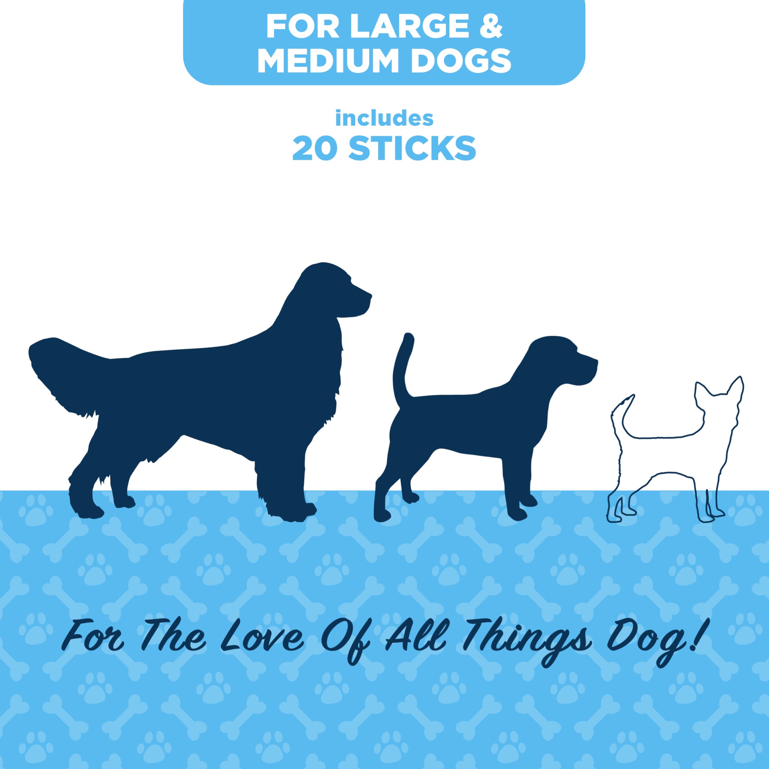 Idéal pour chiens adultes comme récompense dans une routine bucco-dentaire.
