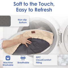 AKC Mason nettoyage facile: lavable en machine.
