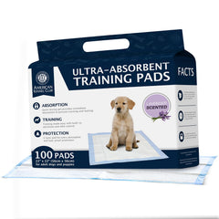 AKC tampon d'entraînement lavande anti fuite pour chiot, confort.