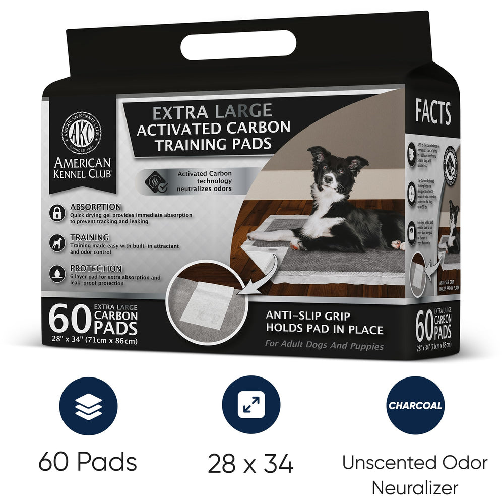 AKC tapis absorption rapide charbon garde les pattes propres.