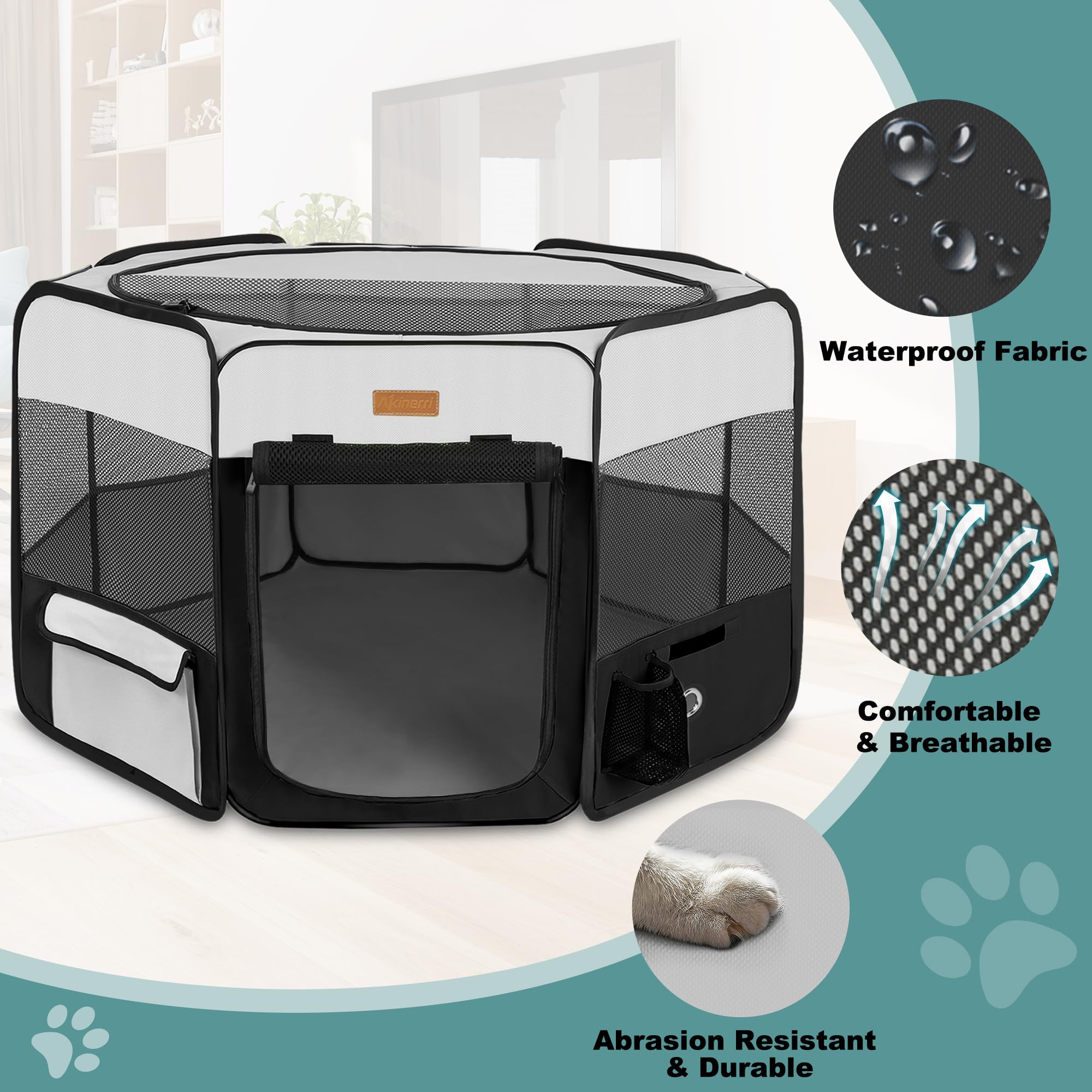 Enceinte Akinerri pour chat et petits animaux, ventilation optimale.