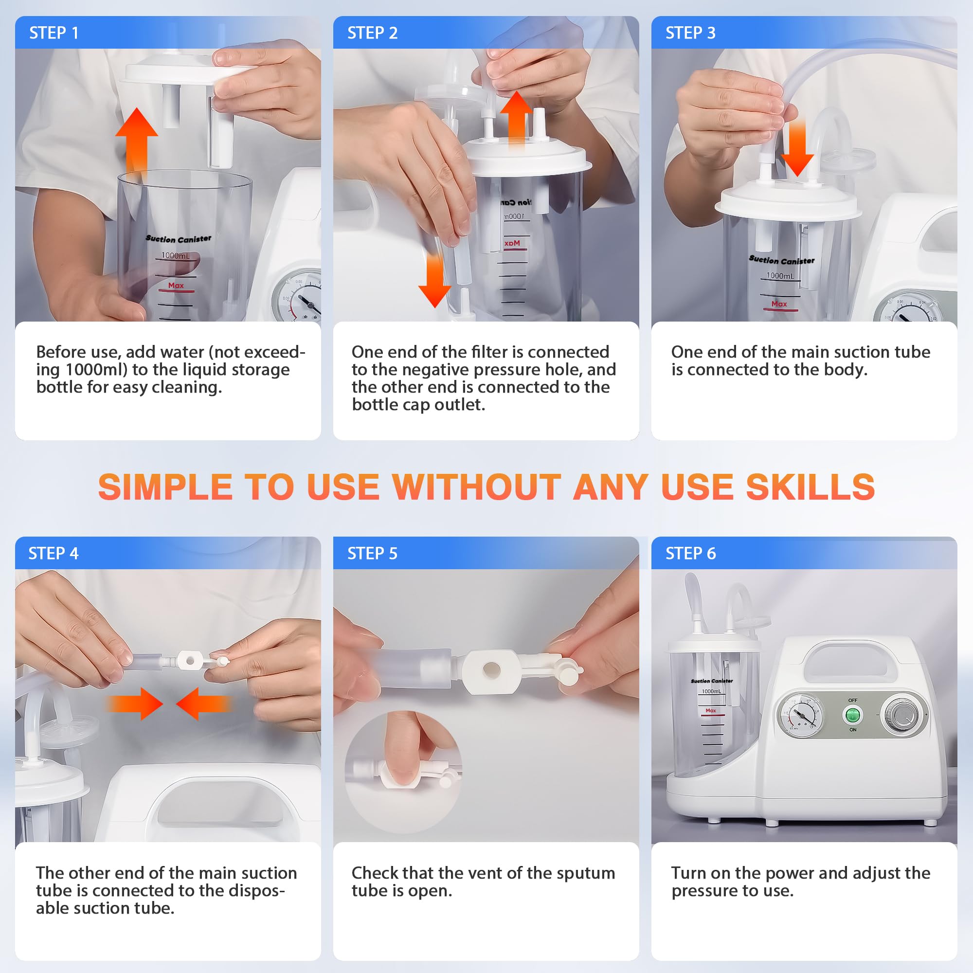 Akvich aspirateur vétérinaire portable, fonctionnement silencieux pour un espace calme.