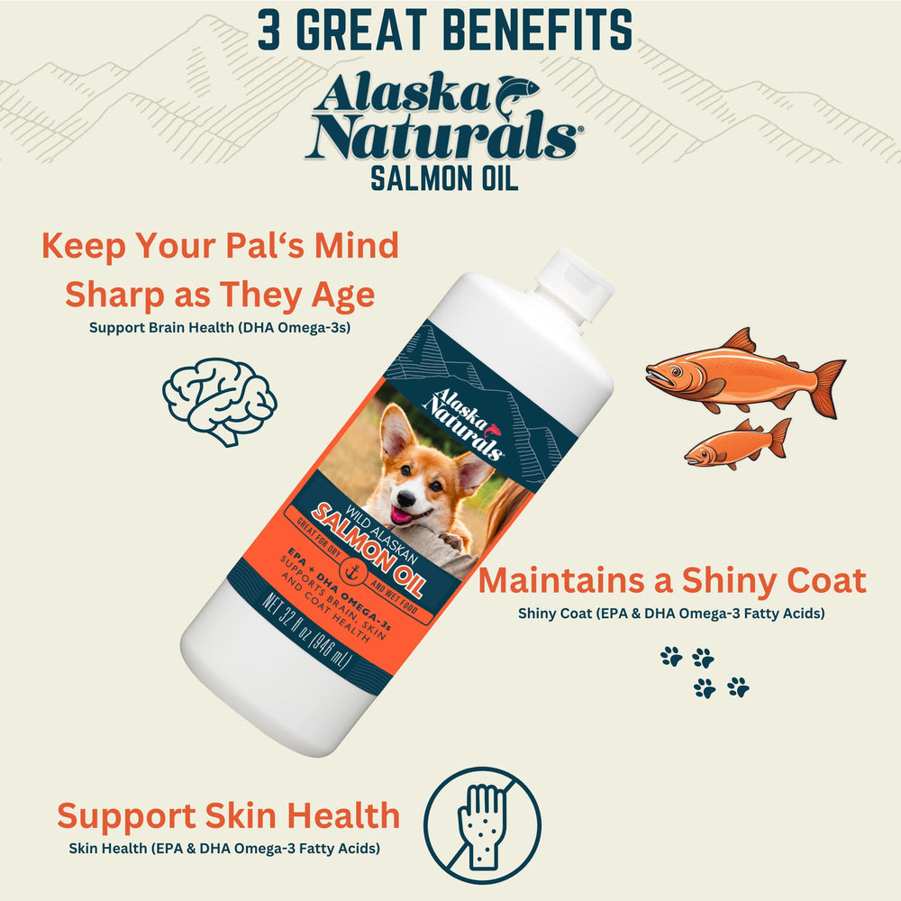 Alaska Naturals Poil Brillant Chien : pelage resplendissant et sain.