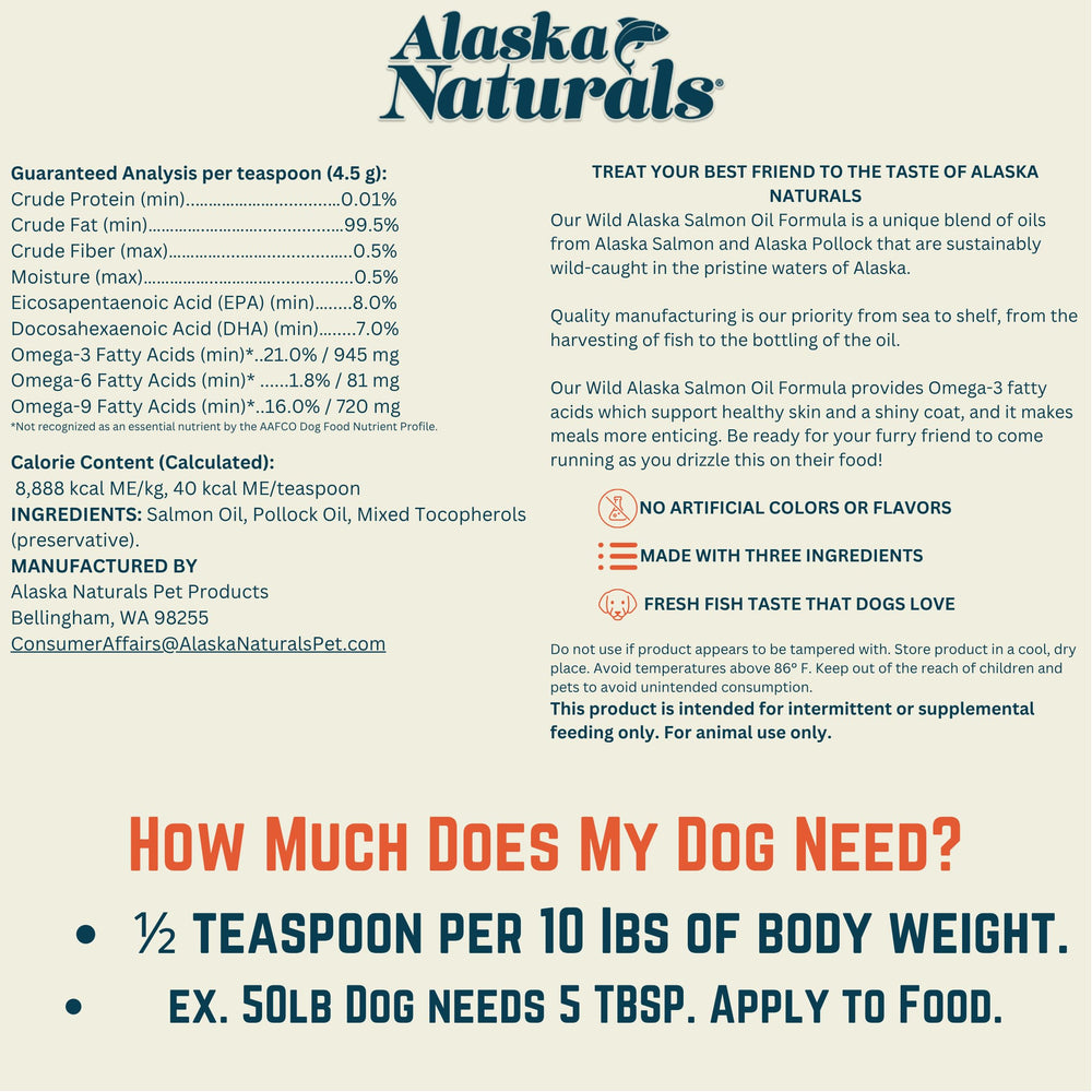 Alaska Naturals origine Alaska – saumon sauvage durable.
