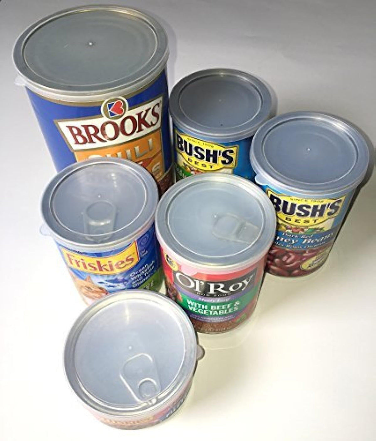 ALAZCO ensemble de 12 couvercles réutilisables pour boîtes de conserve, fermeture hermétique.