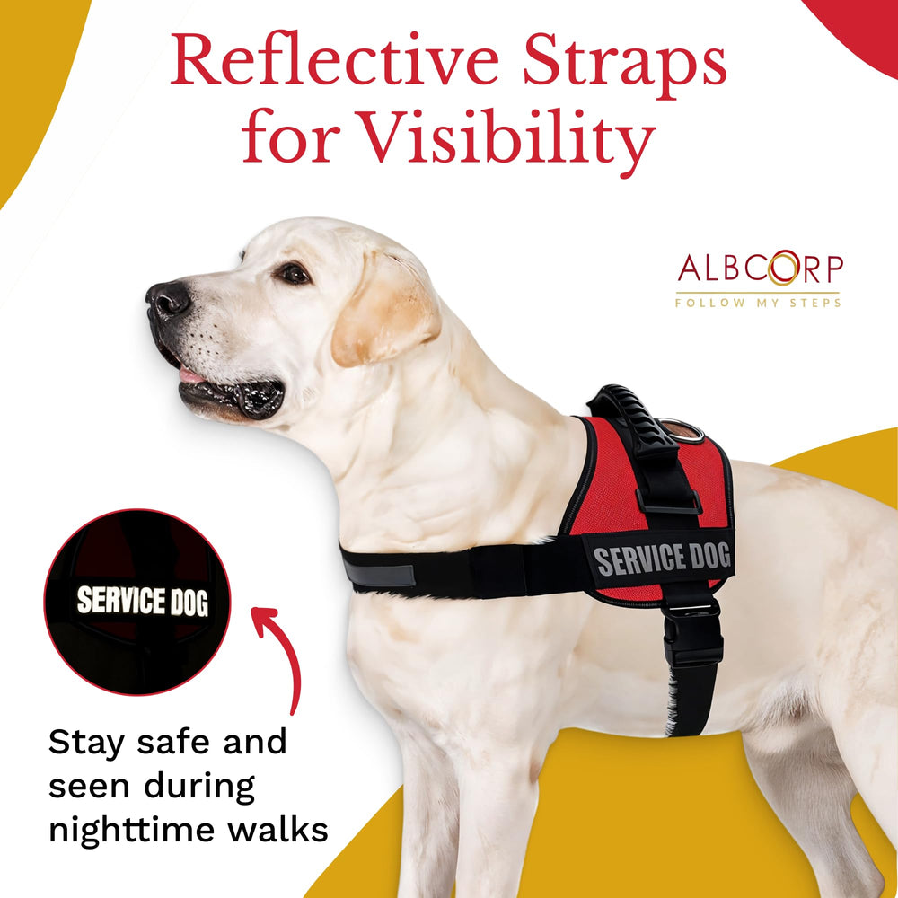 ALBCORP gilet chien-service anneau en D robuste pour attache harnachement