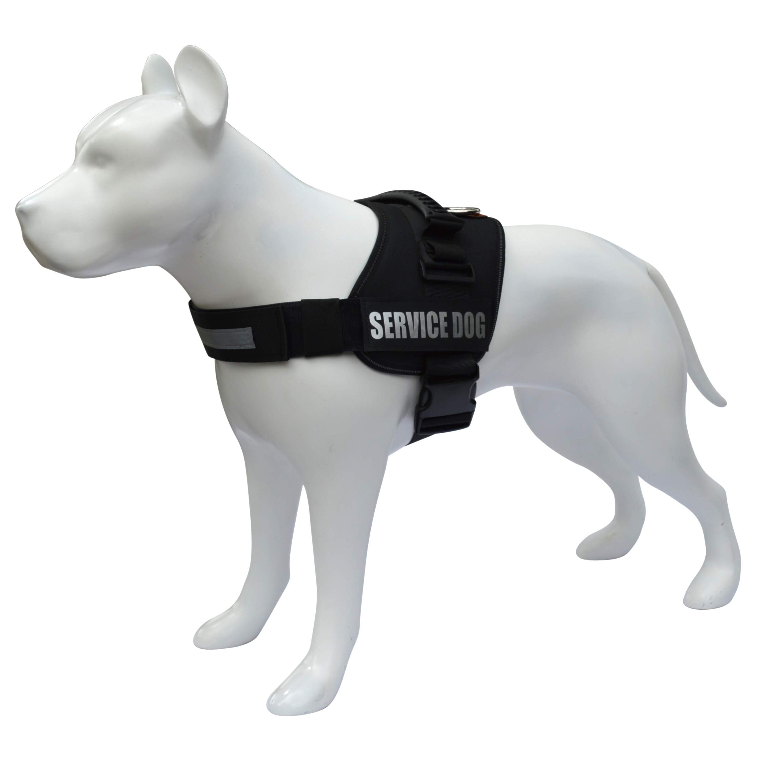 ALBCORP gilet service chien panneaux patches amovibles.