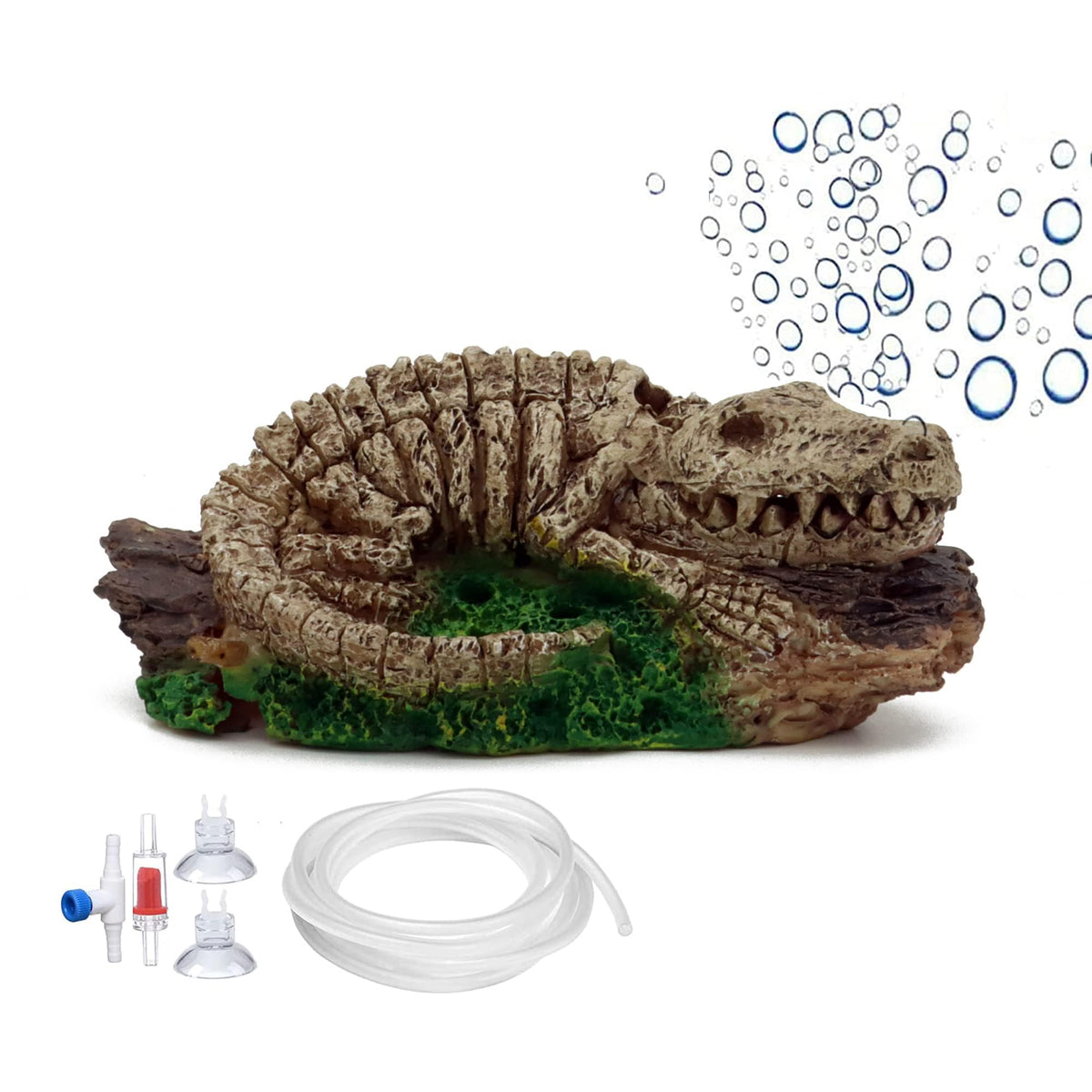 ALEGI dinosaure bulleur d'aquarium, bulles visuelles pour oxygéner l'eau