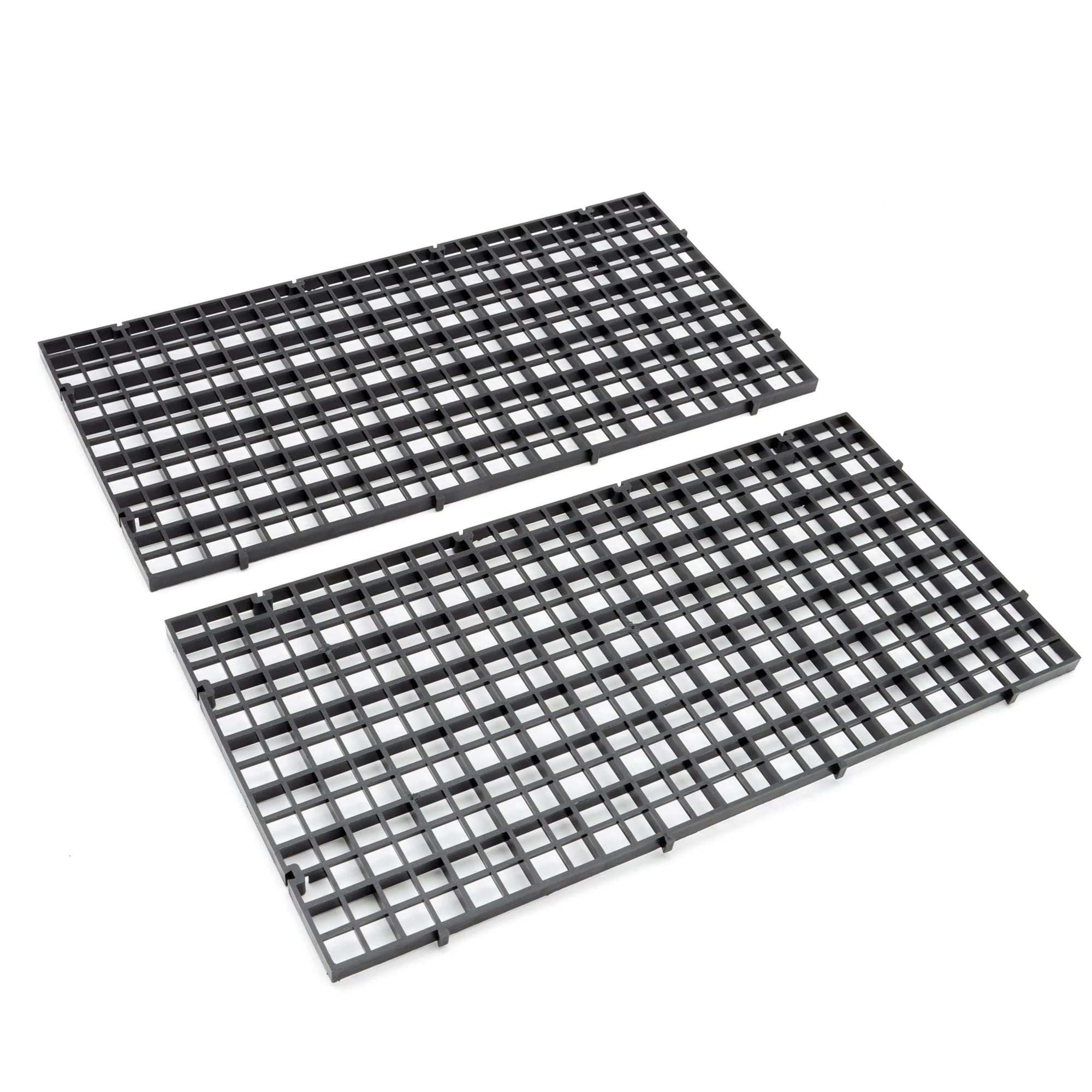 ALEGI diviseur grille pour aquarium noir 2 pièces, séparations simples des poissons