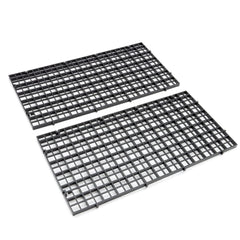 ALEGI diviseur grille pour aquarium noir 2 pièces, séparations simples des poissons