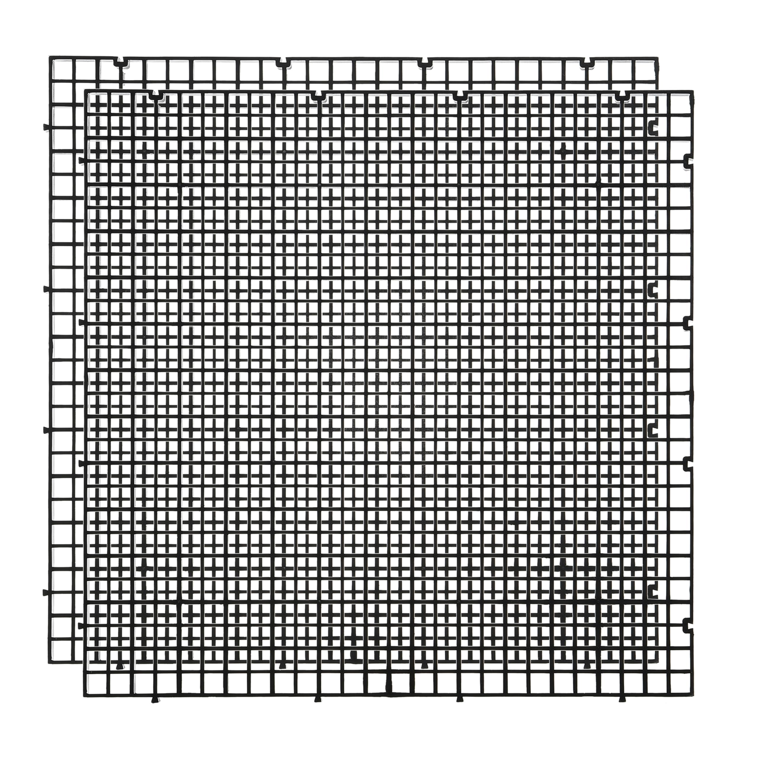 ALEGI diviseur-grille noir, organisation flexible et séparation des zones aquatiques.