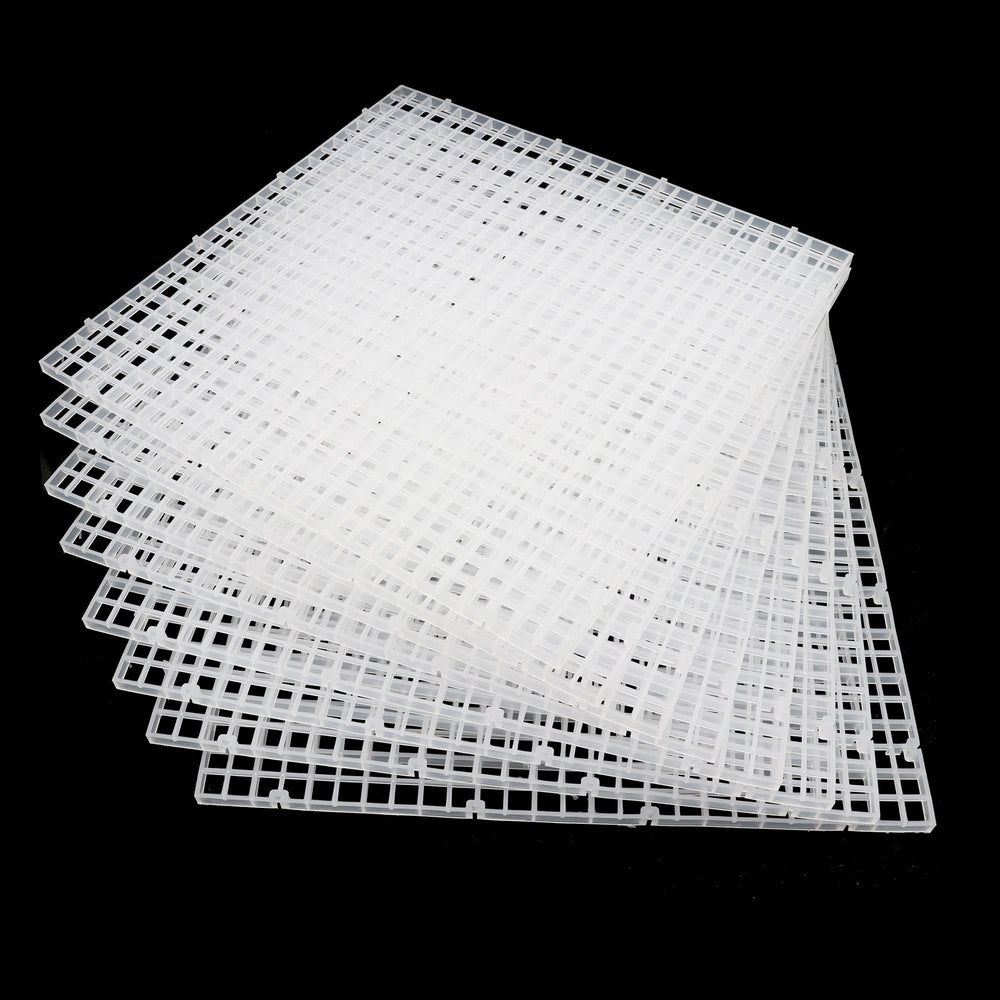 ALEGI diviseur grille œuf bac aquarium, ensemble de 8 pièces pour organiser l'espace.