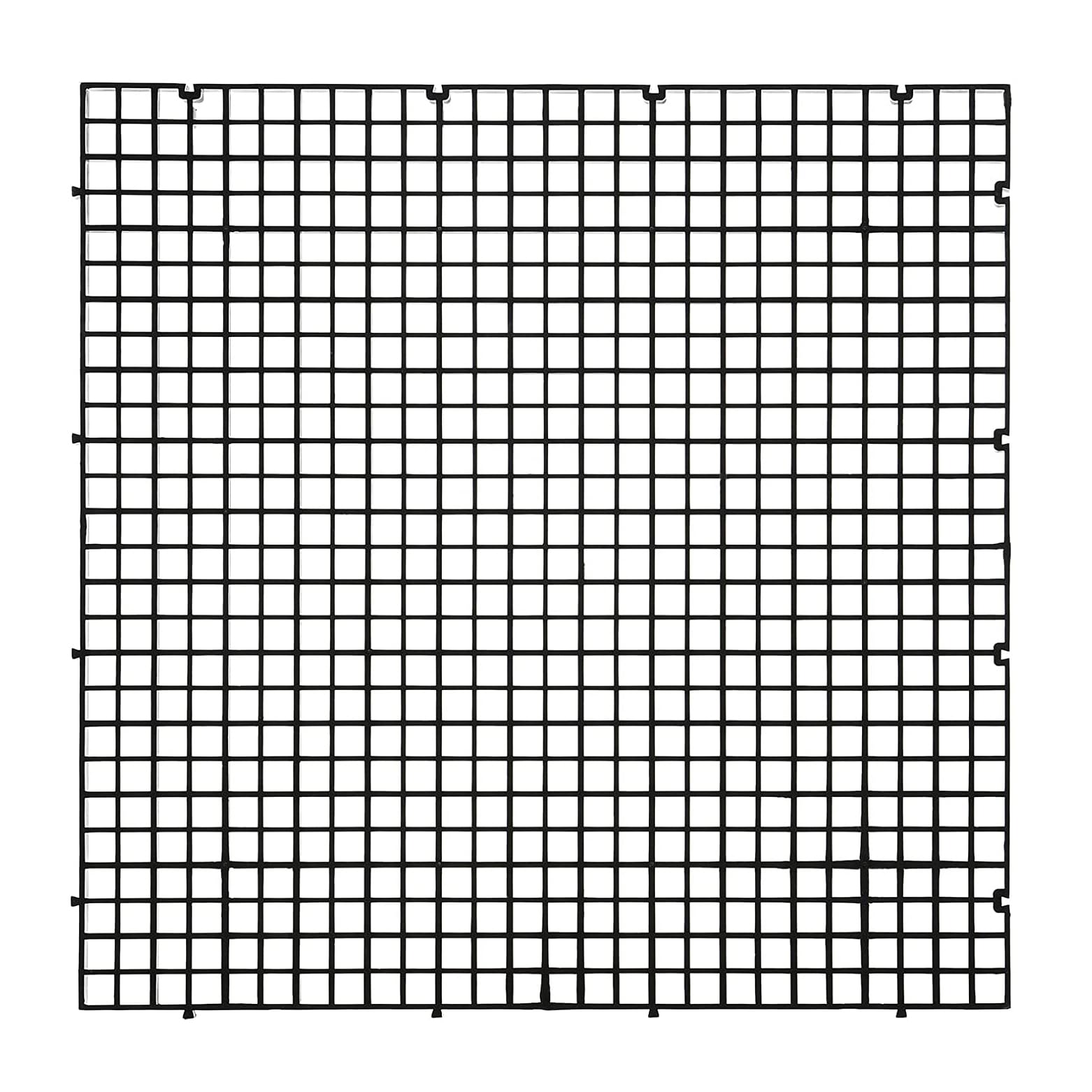 ALEGI grille-diviseur aquarium noir, 2 pièces, séparation efficace des poissons.