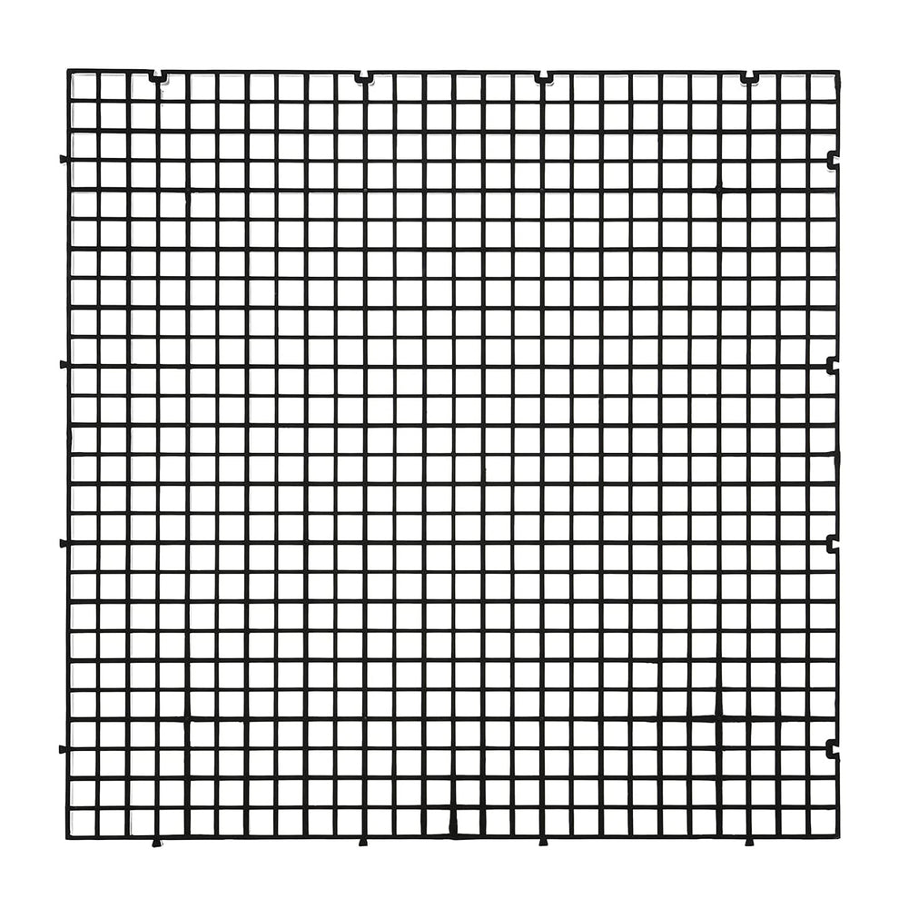 ALEGI grille-diviseur aquarium noir, 2 pièces, séparation efficace des poissons.