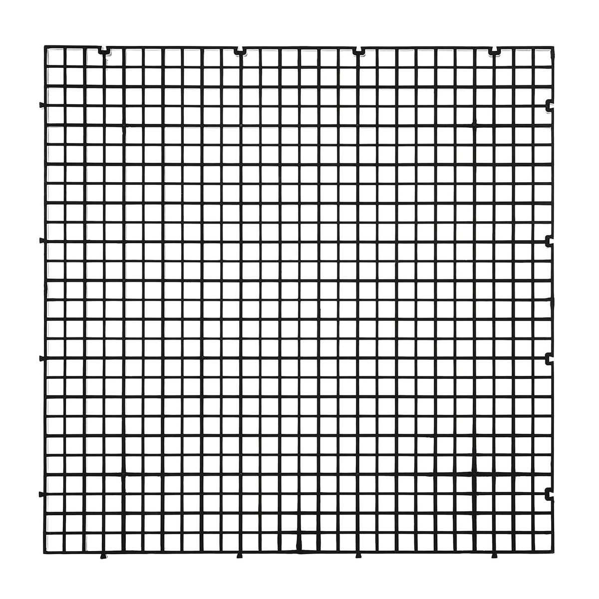ALEGI grille-diviseur aquarium noir, 2 pièces, séparation efficace des poissons.