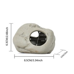 ALEGI habitat souterrain pour aquarium, structure emboitable flexible.