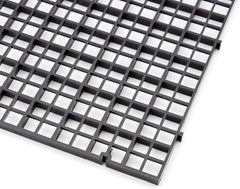 ALEGI ensemble 12 pièces diviseur aquarium grille plastique noir, installation rapide.