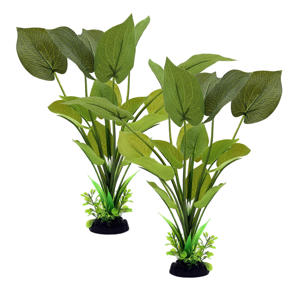 Plante ALEGI en soie 12 pouces, décor réaliste et sûr pour poissons.