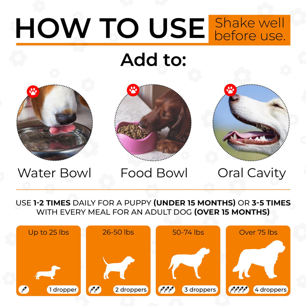 Alfa Love Pets glucosamine pour chiens, solution naturelle, pour tous les chiens.