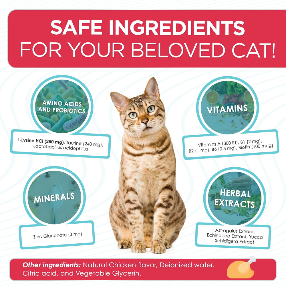 Alfa Pet L Lysine pour chats — probiotique intégré, meilleure digestion et soutien immunitaire.