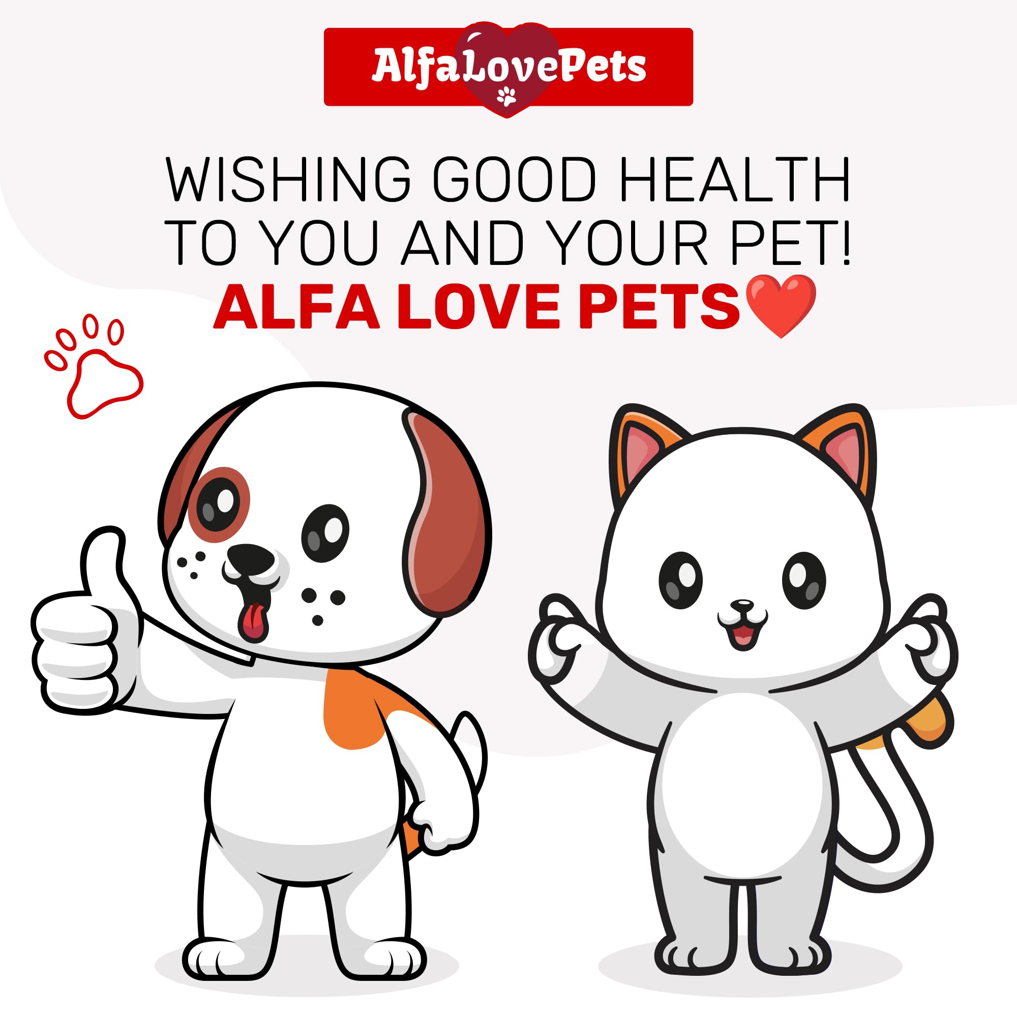 Forme liquide facile a doser, Alfa Love Pets pour tous les âges.