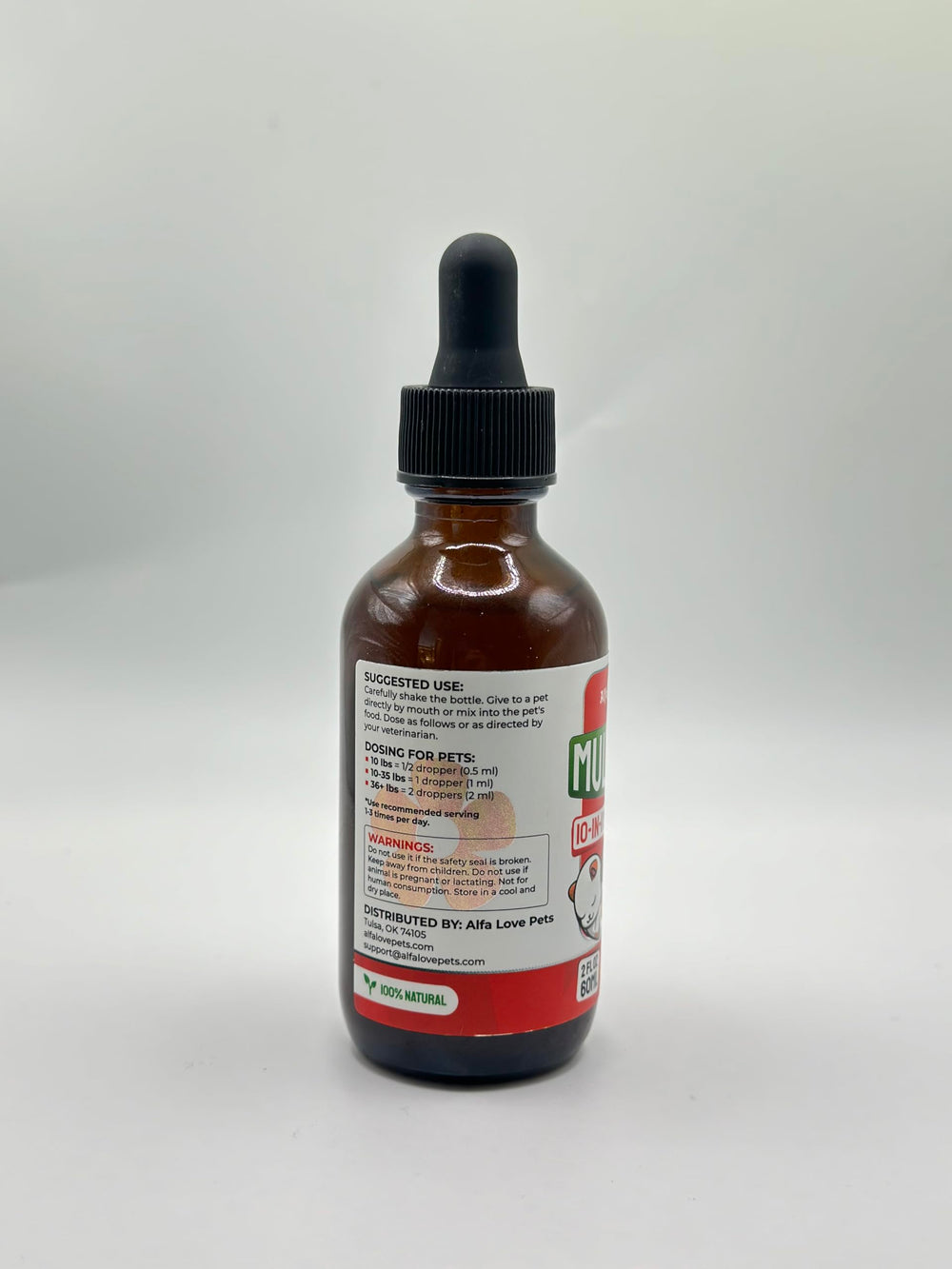 Utilisation simple dans eau ou nourriture avec Alfa Love Pets.