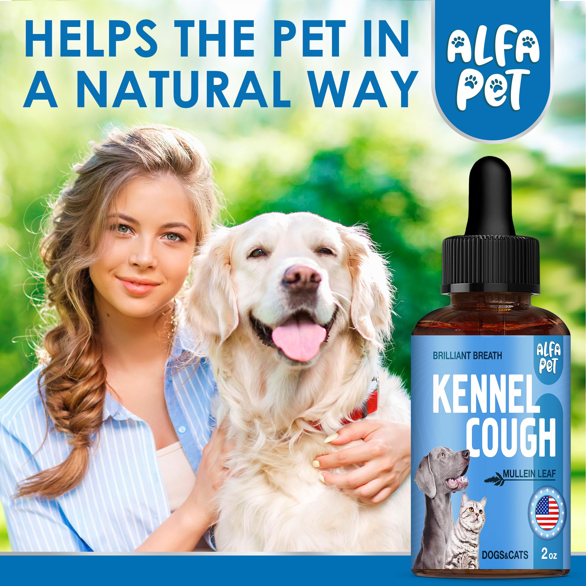 Alfa Pet Agiter Flacon — secouer pour meilleure absorption.