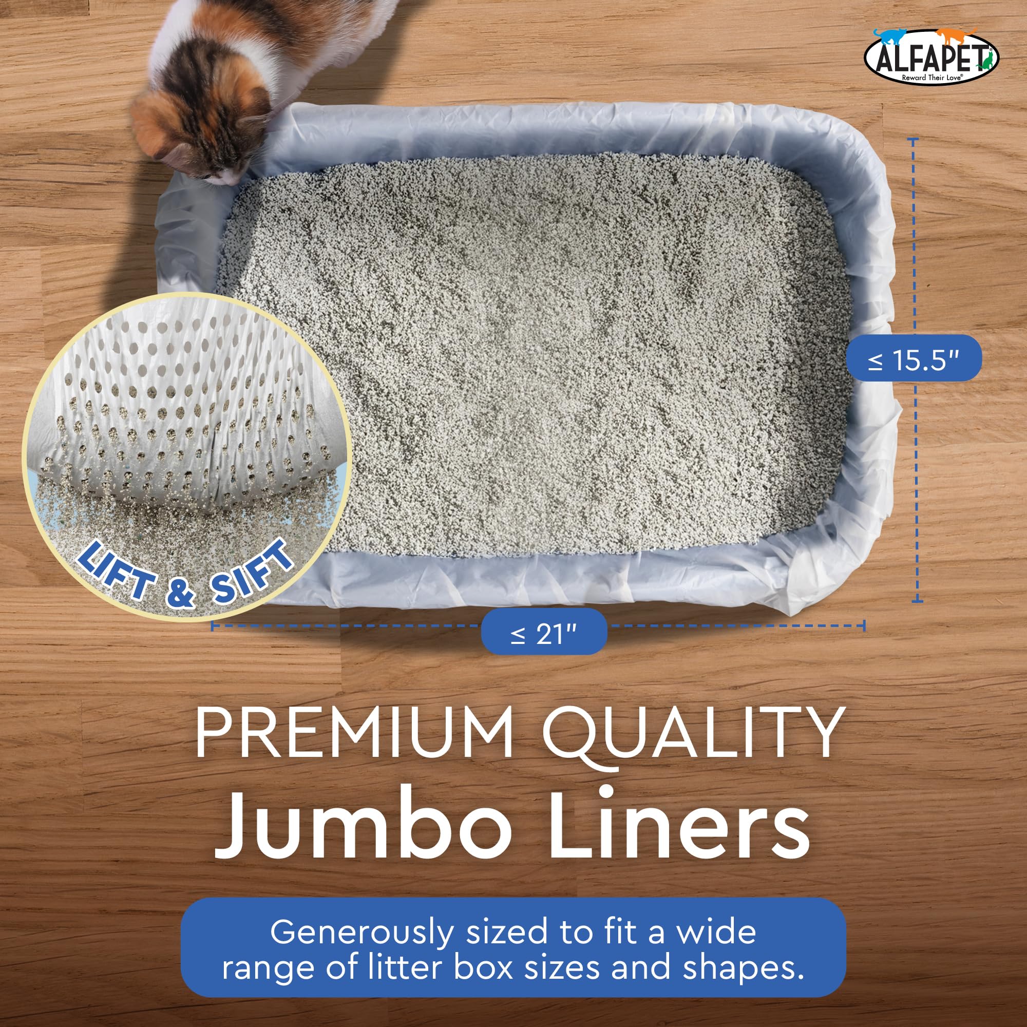 Liner Alfapet résistant aux griffes pour chats actifs.