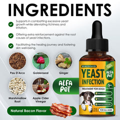 Alfa Pet dose-liquide-bacon, usage simple quotidien pour toutes tailles.