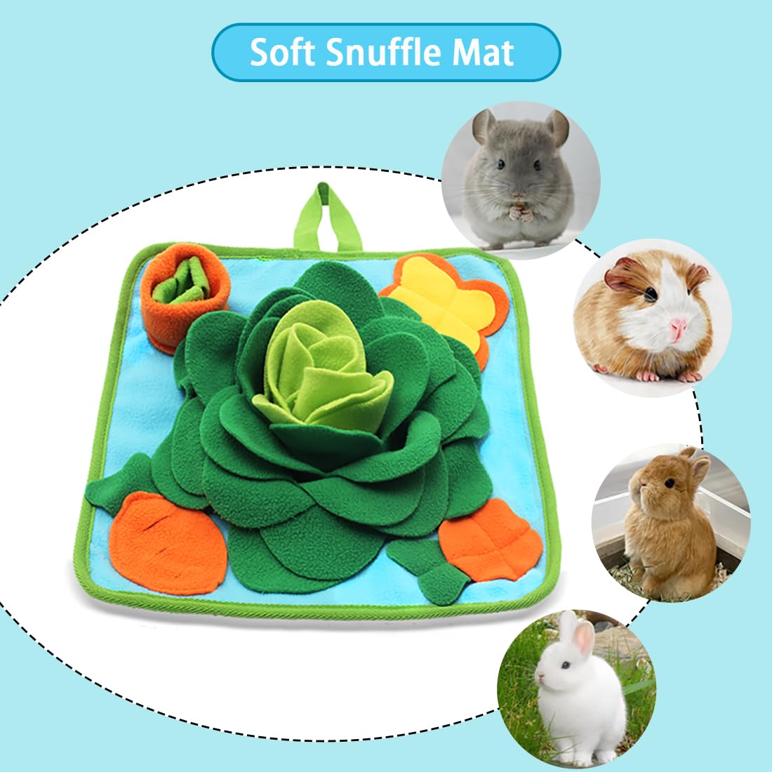 Alibuy Fond Anti-Dérapant vert maintient le tapis au sol.