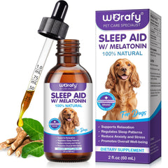 ALIVO Mélatonine chien bouteille 60ml soutien sommeil apaisant