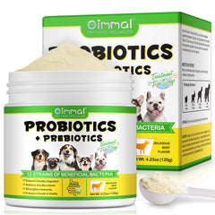 ALIVO Probiotiques chien: poudre digestive en bouteille soutenant l'équilibre intestinal