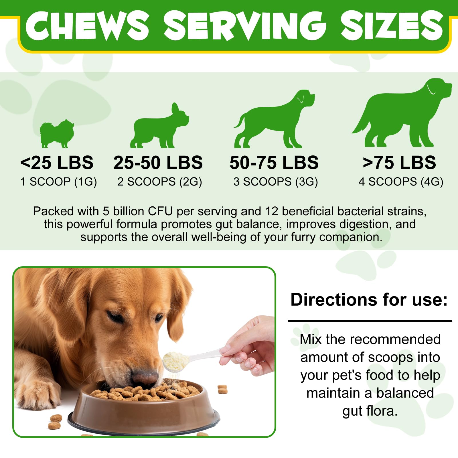 ALIVO Probiotiques chien: soutien digestif et système immunitaire potentiel