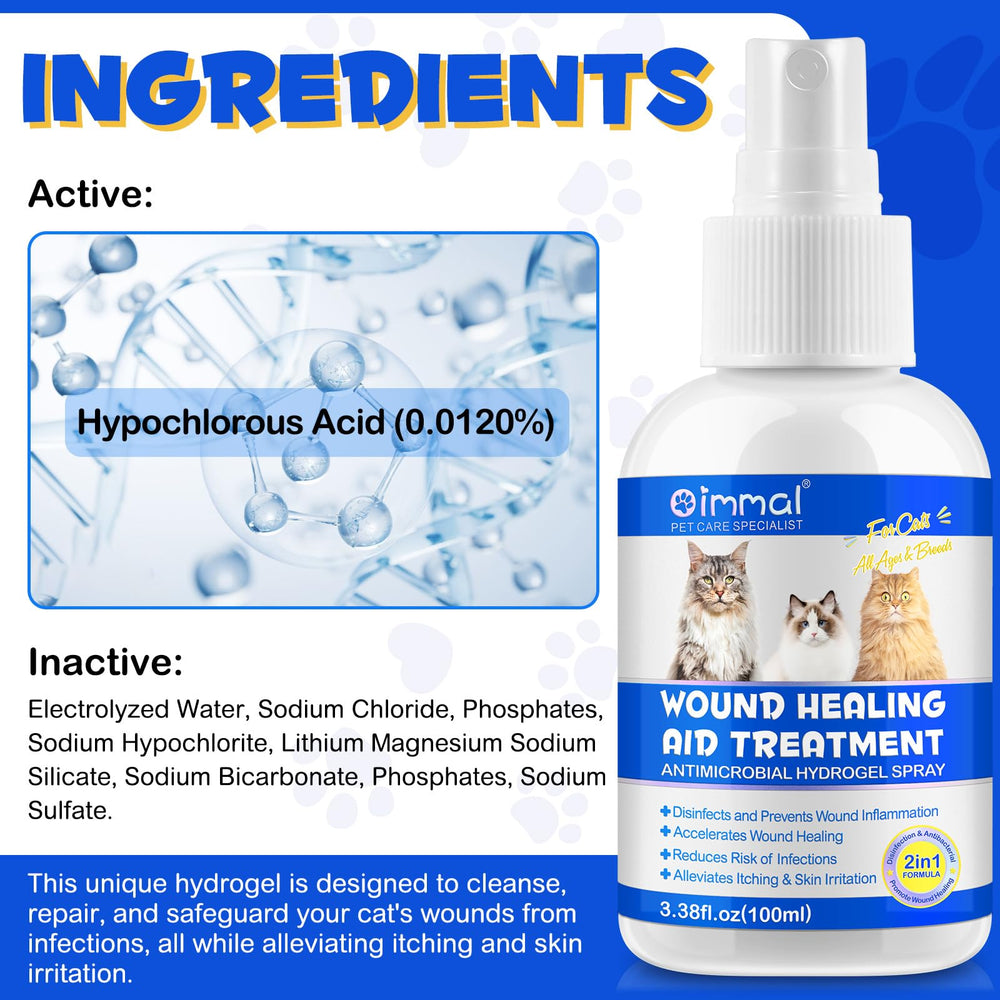 ALIVO spray apaisant peau chat, calme demangeaisons et irritations