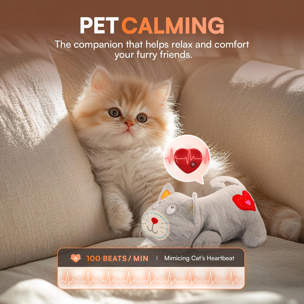 Peluche douce AFP pour chat, favorise les câlins apaisants.