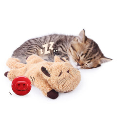ALL FOR PAWS peluche ronronnante, compagnon apaisant pour les moments d'absence