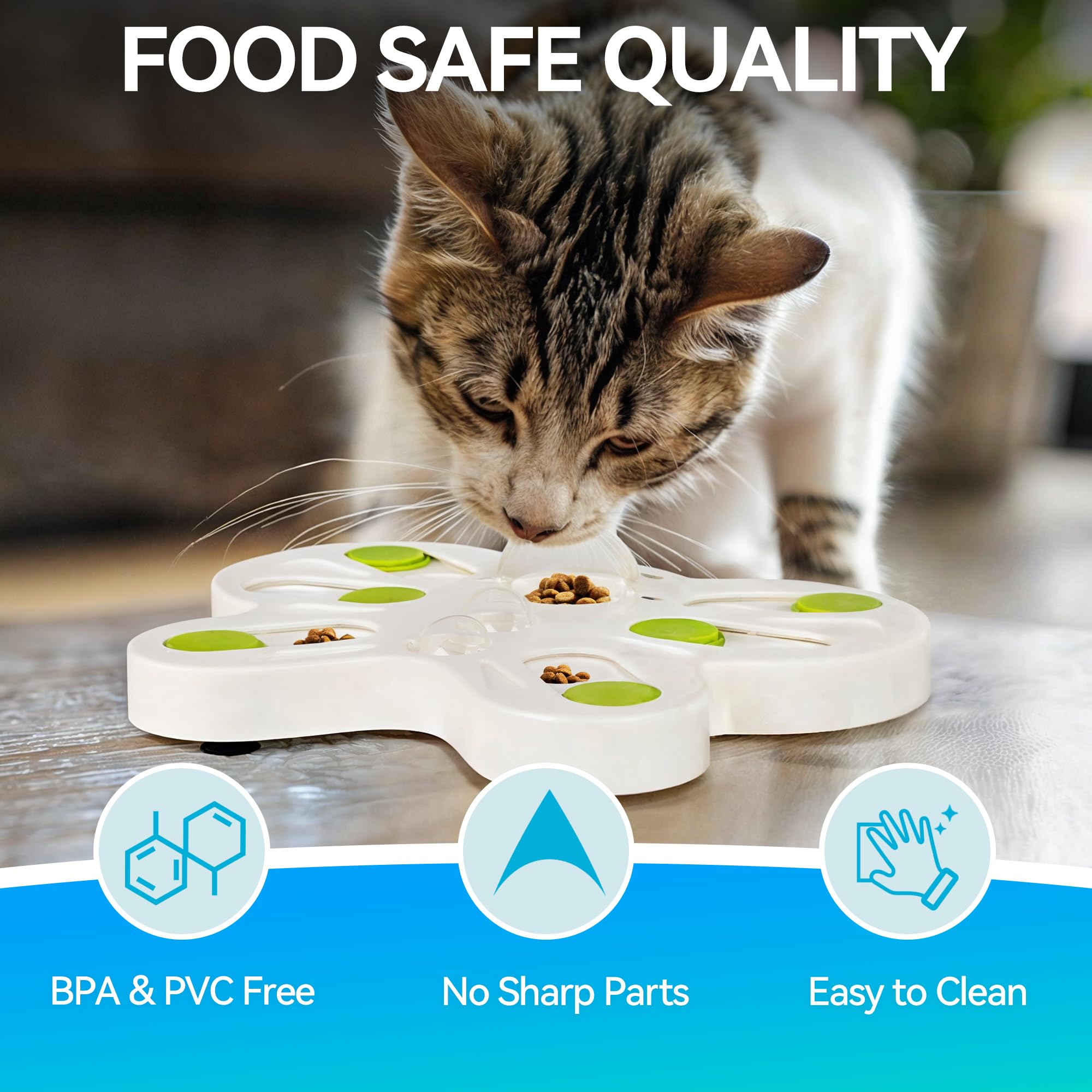 Design interactif ALL FOR PAWS pour chats d’intérieur