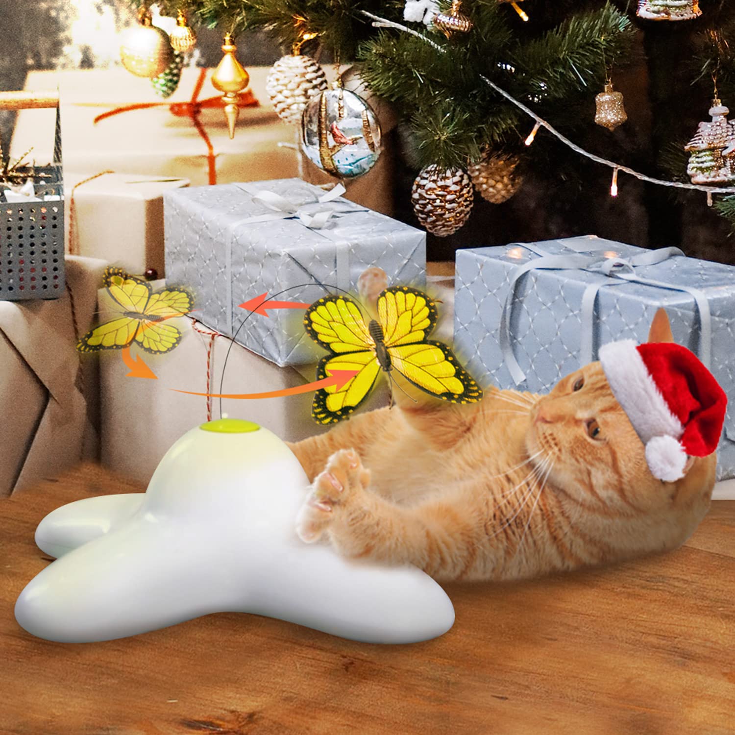 ALL FOR PAWS deux-papillons-de-rechange prolongent le plaisir de jeu.