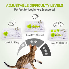 ALL FOR PAWS puzzle-chat: modules differents pour stimuler l’esprit du chat.