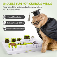 ALL FOR PAWS puzzle-chat: trois balles herbe-a-chat pour accroître l’engagement.