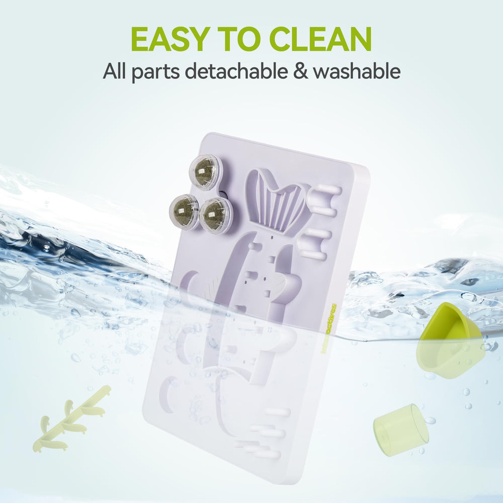 ALL FOR PAWS puzzle-chat: idéal pour chats d’intérieur actifs.